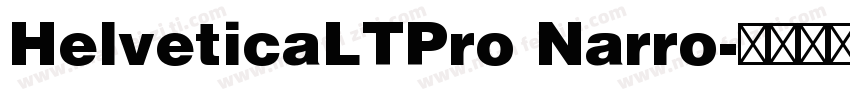 HelveticaLTPro Narro字体转换